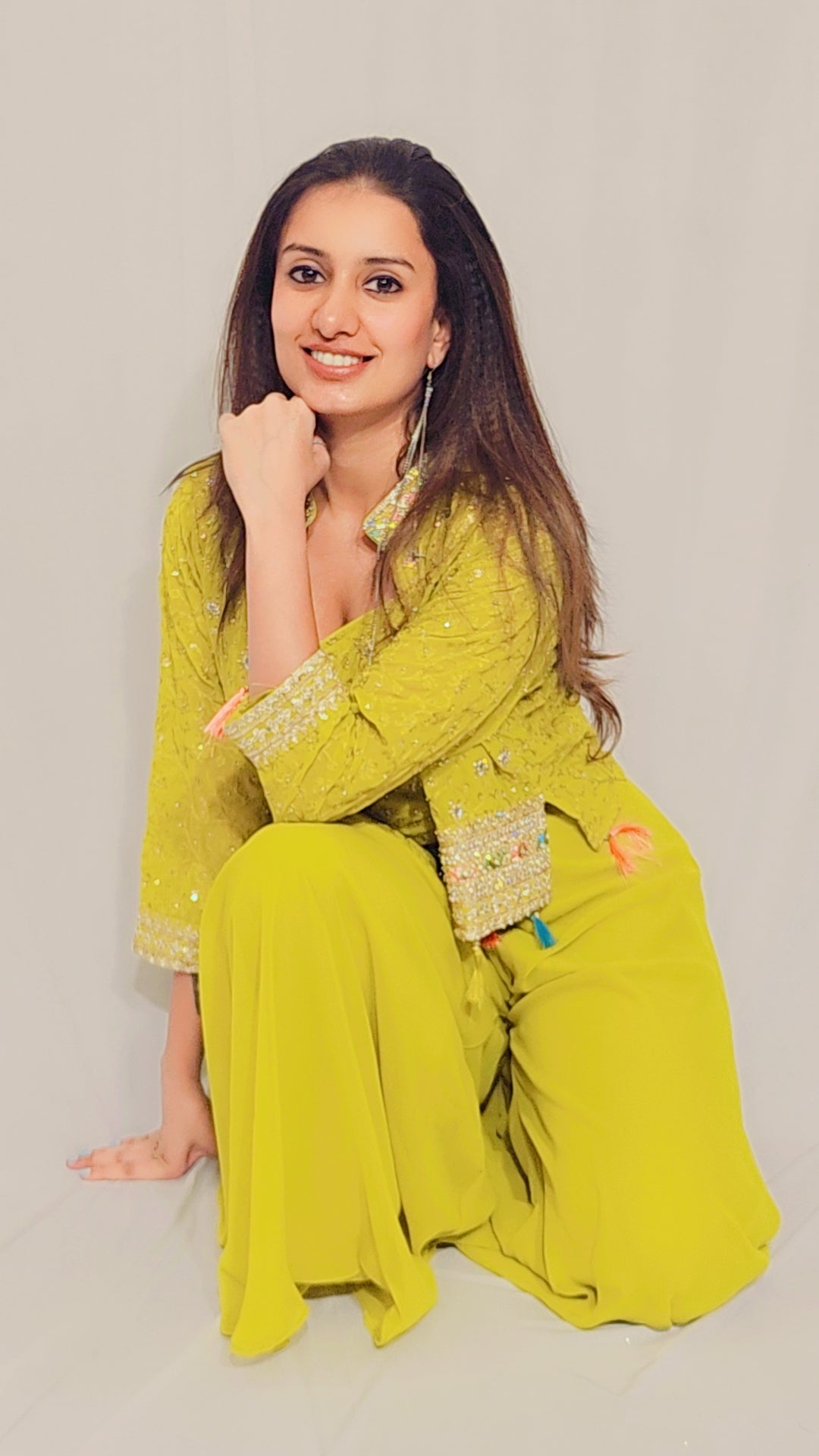 Green Shrug Set