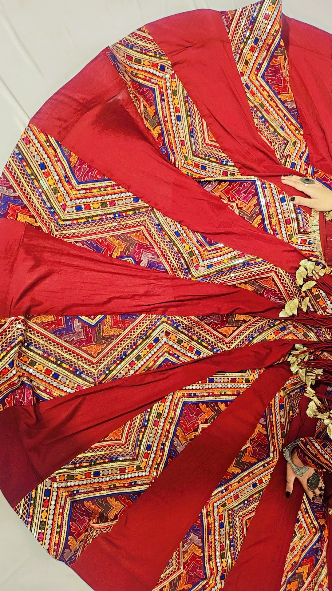 Maroon Festive Lehenga
