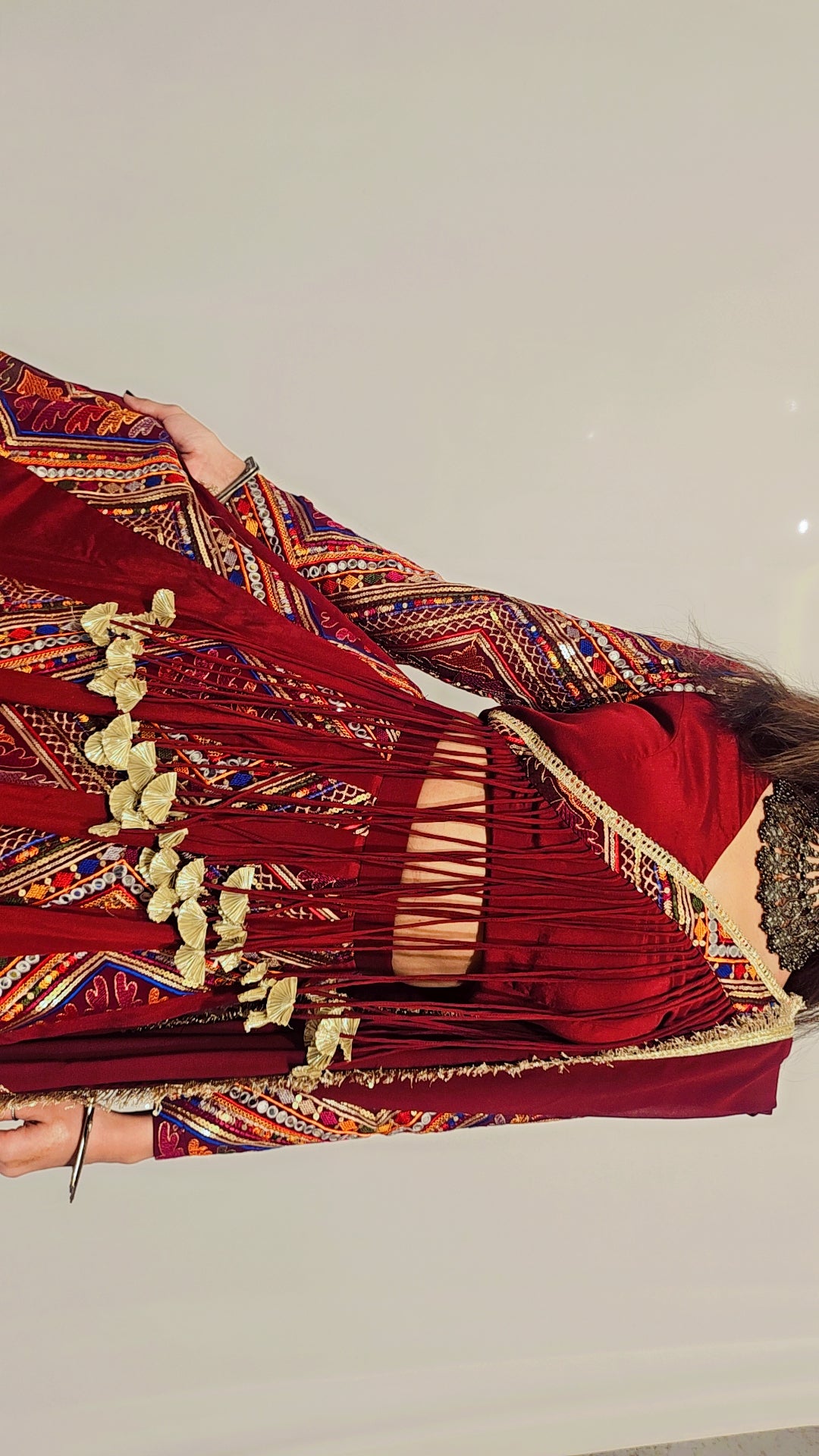Maroon Festive Lehenga
