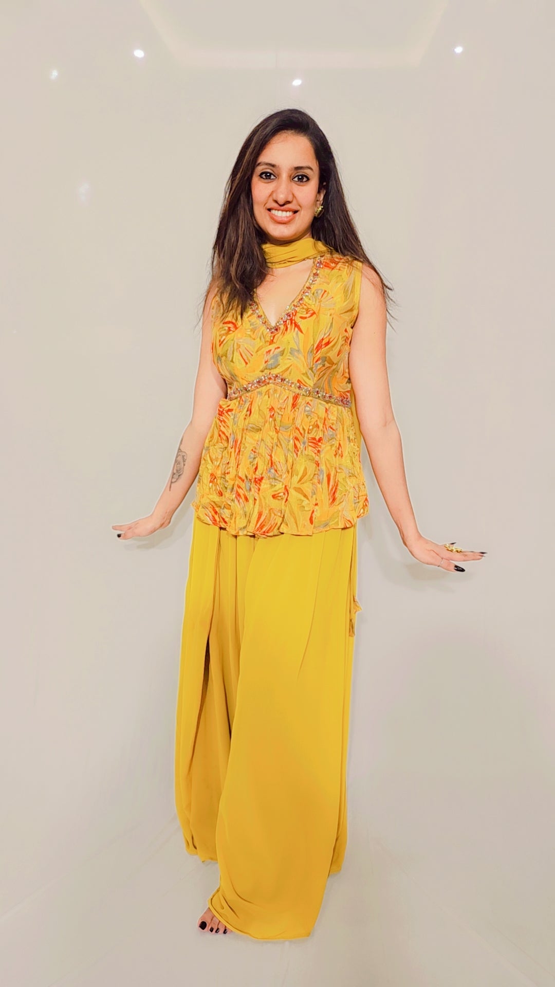 Yellow Haldi Suit Set