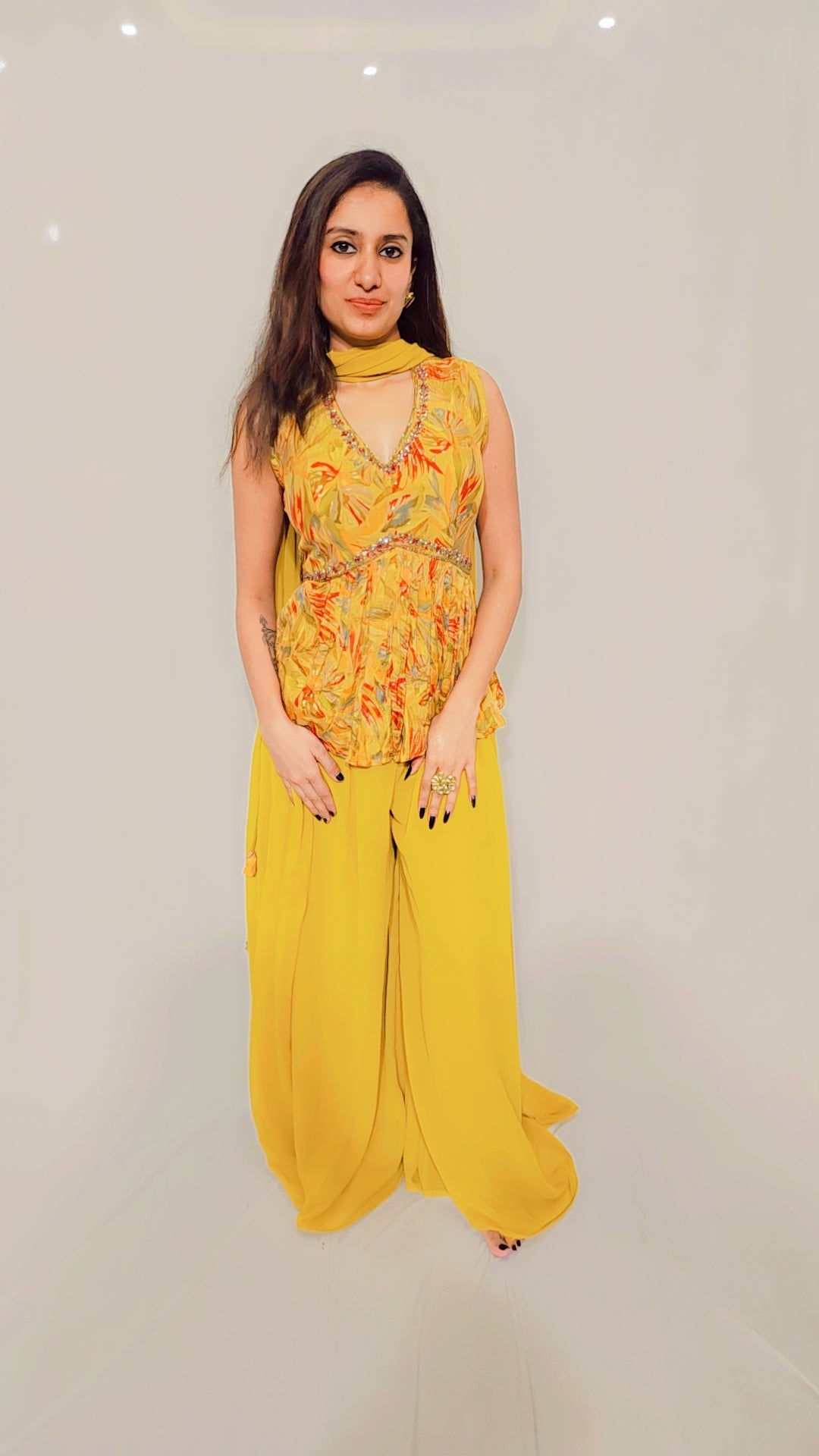 Yellow Haldi Suit Set