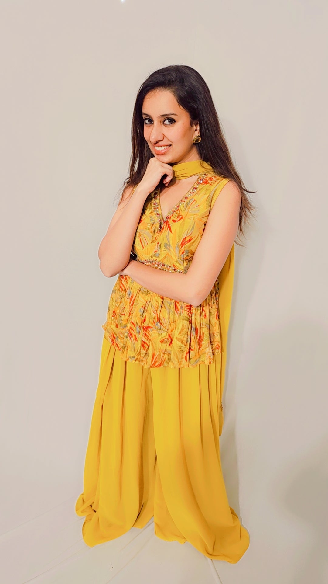 Yellow Haldi Suit Set
