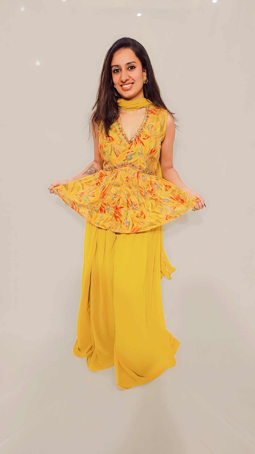 Yellow Haldi Suit Set